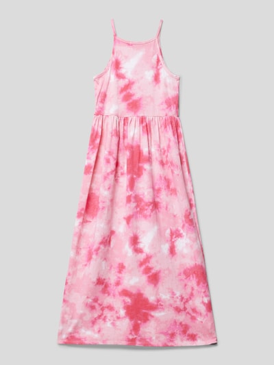 Calvin Klein Jeans Kleid im Batik-Look Pink 3