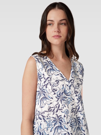 Marc O'Polo Blusentop mit Allover-Muster Offwhite 3
