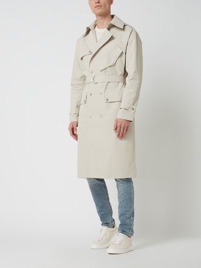 YOUNG POETS SOCIETY Trenchcoat aus Baumwollmischung Modell 'Noam' Kitt 4