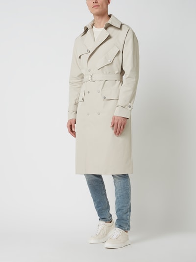 YOUNG POETS SOCIETY Trenchcoat van katoenmix, model 'Noam' Kit - 5