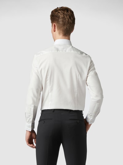 Jake*s Slim fit zakelijk overhemd met stretch  Wit - 5