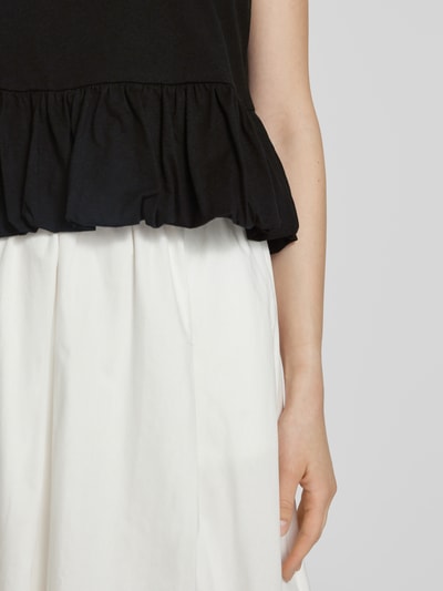 EDITED Tanktop mit ausgestellter Rockpartie Modell 'Davinia' Black 3