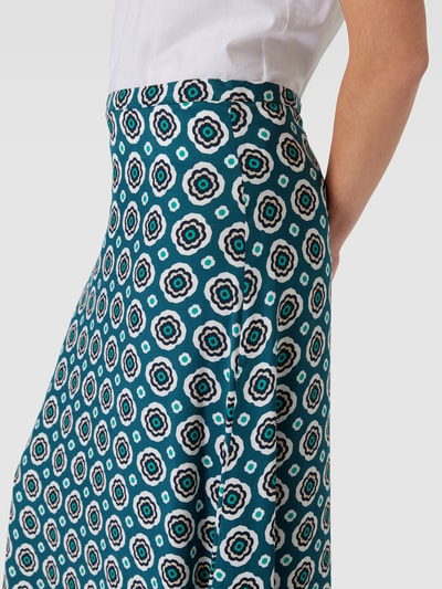 Marc O'Polo Midirok met all-over motief Groen - 3