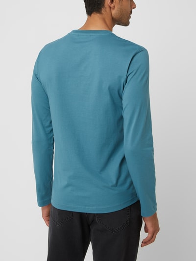 CK Calvin Klein Longsleeve aus Bio-Baumwolle  Petrol 5