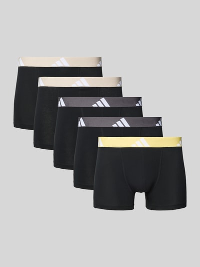 adidas Sportswear Boxershort met elastische band met logo in een set van 5 stuks Antraciet - 1
