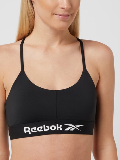 Reebok Active Bustier mit Stretch-Anteil Schwarz 3