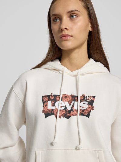 Levi's® Oversized hoodie met capuchon Offwhite - 3