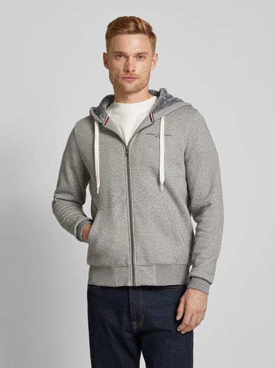 Tommy Hilfiger Regular Fit Sweatjacke mit Kapuze Hellgrau 4