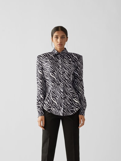 Magda Butrym Bluse aus Seide Schwarz 4