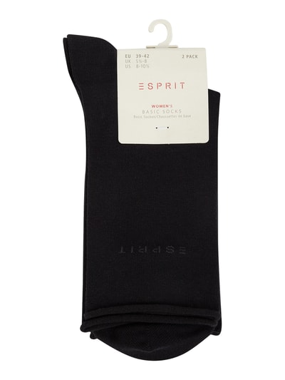 Esprit Socken im 2er-Pack  Black 2