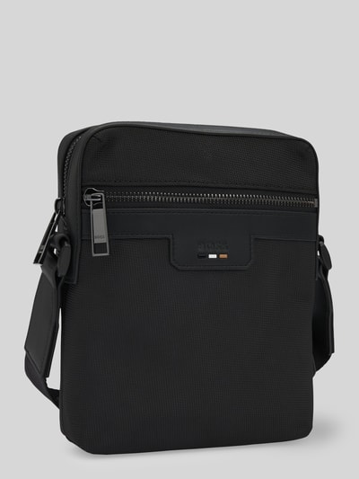 BOSS Schoudertas met labeldetails model 'RAY' Zwart - 3