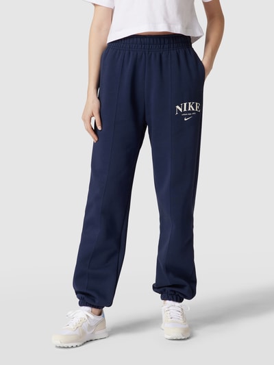 Nike Sweatpants mit Label-Print Dunkelblau 4