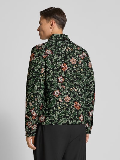 Les Deux Regular fit overhemdjack met kentkraag, model 'Jaiden' Zwart - 5