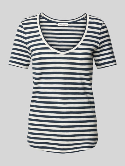 Marc O'Polo T-shirt o kroju regular fit z czystej bawełny Granatowy 2