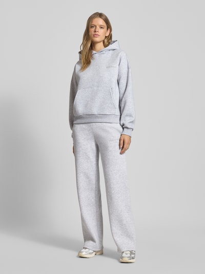 Review Oversized Hoodie mit Kapuze Hellgrau Melange 1