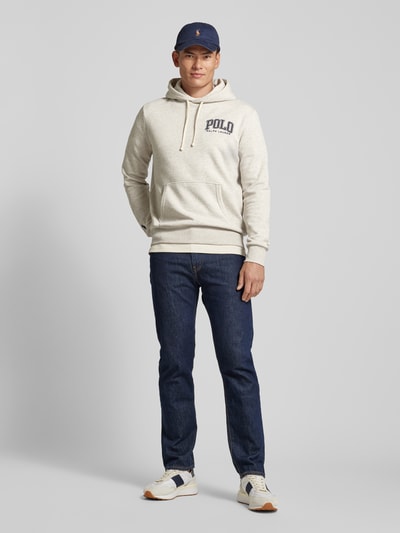 Polo Ralph Lauren Hoodie met kangoeroezak Lichtgrijs - 1