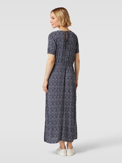 ICHI Maxikleid aus  reiner Viskose Modell 'Marrakech' Marine 5