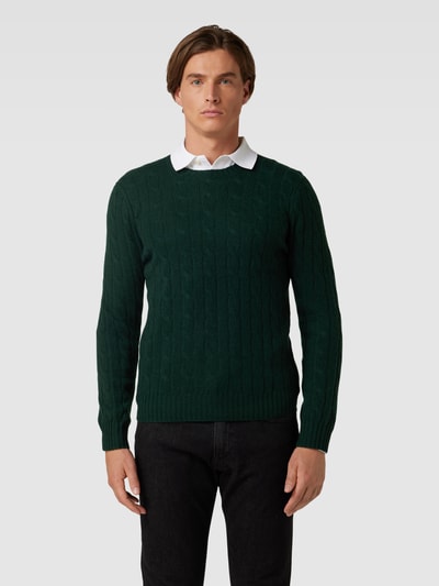 Polo Ralph Lauren Kasjmier pullover met kabelpatroon Donkergroen - 4