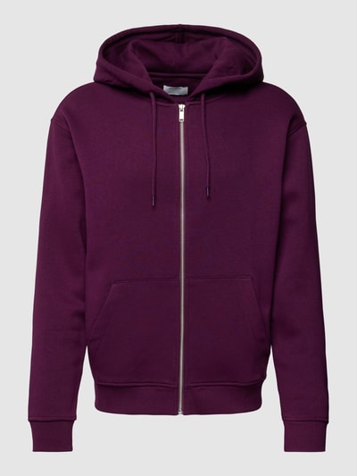 MCNEAL Sweatjacke mit Kapuze Aubergine 2