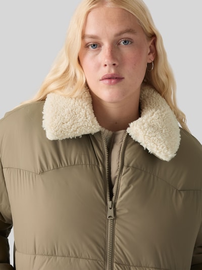 Levi's® Pufferjacke mit Sherpa-Kragen PALMER Khaki 3