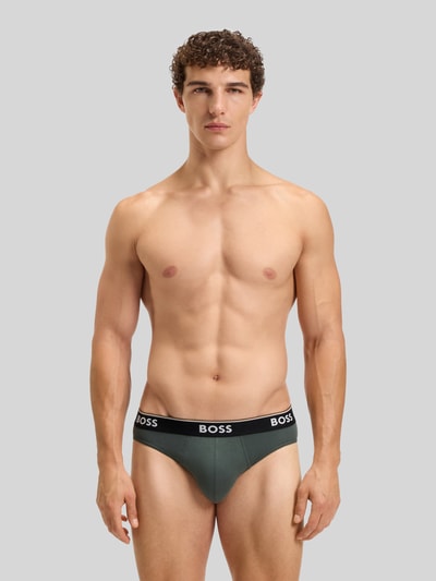 BOSS Slip aus Baumwoll-Mix im 3er-Pack Blau 5