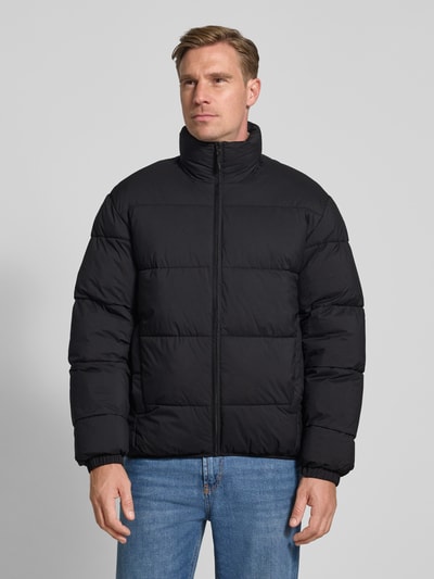 Tom Tailor Denim Regular fit gewatteerd jack met opstaande kraag  - 4