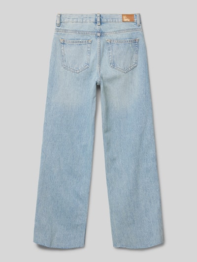 Only Wide Leg Jeans aus reiner Baumwolle Modell 'JUICY' Hellblau 3