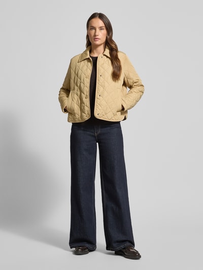 Weekend Max Mara Regular fit gewatteerd jack met platte kraag Model 'GELO' Beige - 1