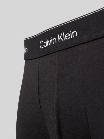 Calvin Klein Underwear Trunks mit elastischem Label-Bund im 3er-Pack Black 2