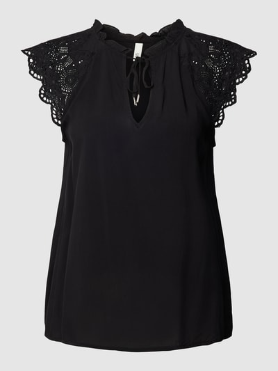 QS Blusenshirt mit Lochstickerei Black 2