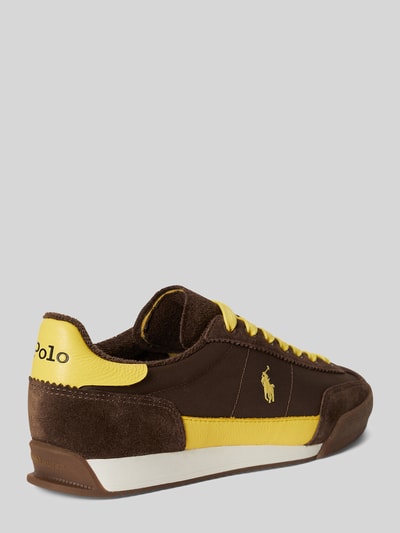 Polo Ralph Lauren Sneaker aus echtem Rindsleder Modell 'HESTER' Dunkelbraun 4