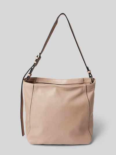 LIEBESKIND BERLIN Handtasche aus Leder mit Label-Detail Modell 'CHUDY' Sand 5