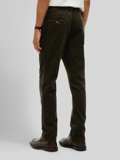 Tommy Hilfiger Slim Fit Cordhose aus Baumwoll-Mix Oliv 5