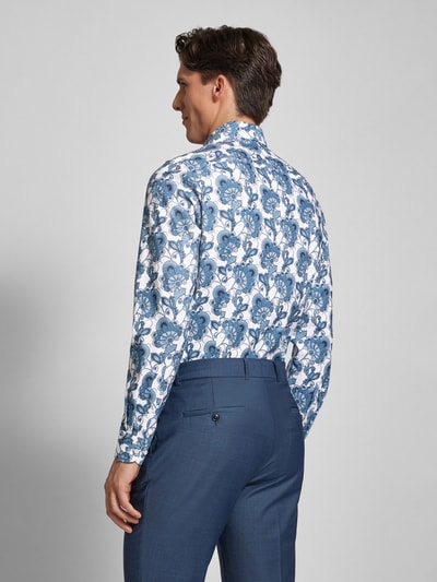 OLYMP Level Five Slim Fit Business-Hemd mit Knopfleiste Bleu 5