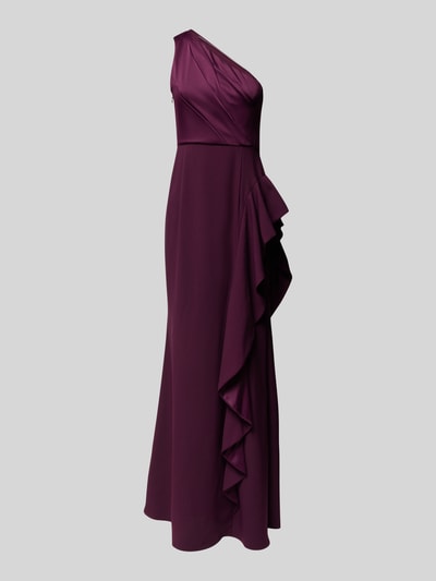 Adrianna Papell Abendkleid mit One-Shoulder-Träger Bordeaux 2