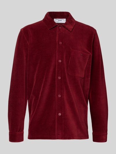 Marc O'Polo Denim Relaxed fit vrijetijdsoverhemd van puur katoen Bordeaux - 2