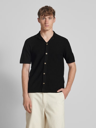 Only & Sons Vrijetijdsoverhemd met knoopsluiting, model 'DENVER' Zwart - 4