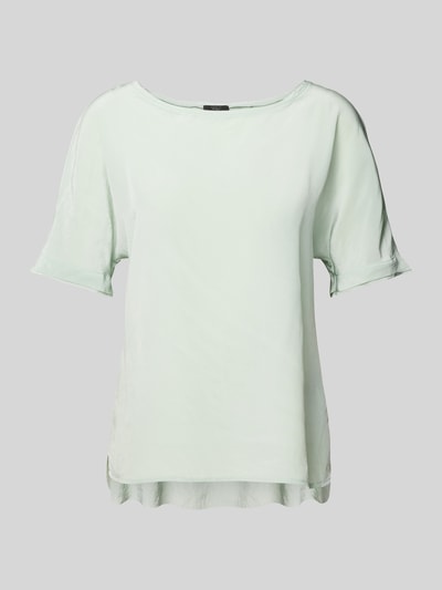 Marc Cain Blouseshirt met ruches Mintgroen - 2