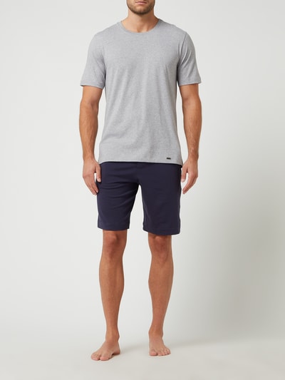 Hanro Sweatshorts met stretch  Marineblauw - 1