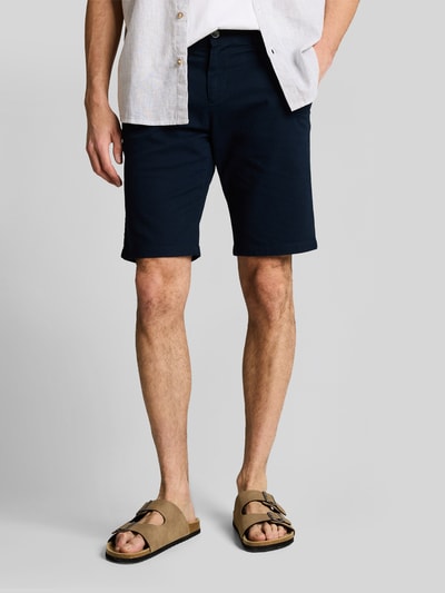 Tom Tailor Szorty chino o kroju slim fit z czystej bawełny Granatowy 4