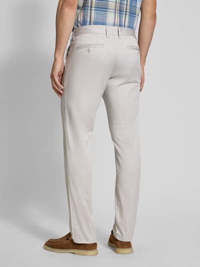Christian Berg Men Regular Fit Chino mit Eingrifftaschen Hellgrau 5