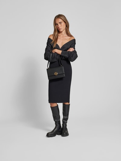 Tory Burch Umhängetasche aus echtem Leder Black 1