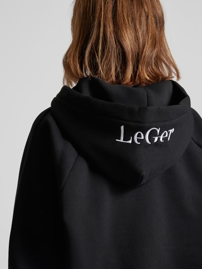 LeGer by Lena Gercke Hoodie met raglanmouwen, model 'Hayley' Zwart - 3