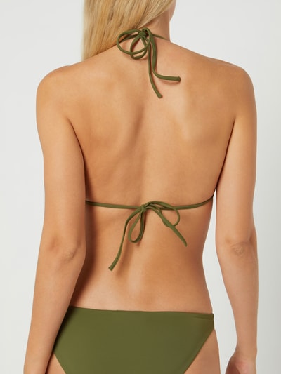 Jake*s Casual Góra bikini z wiązaniem na szyi — watowana  Khaki 6