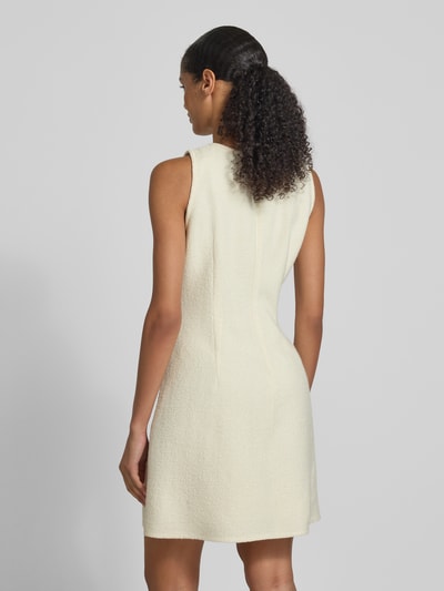 Marc Cain Minikleid mit Rundhalsausschnitt Offwhite 5