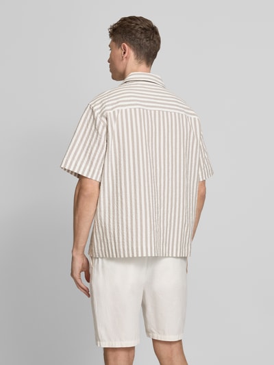 HUGO Relaxed Fit Freizeithemd aus Baumwoll-Mix Modell 'ESPINO' Hellbraun 5