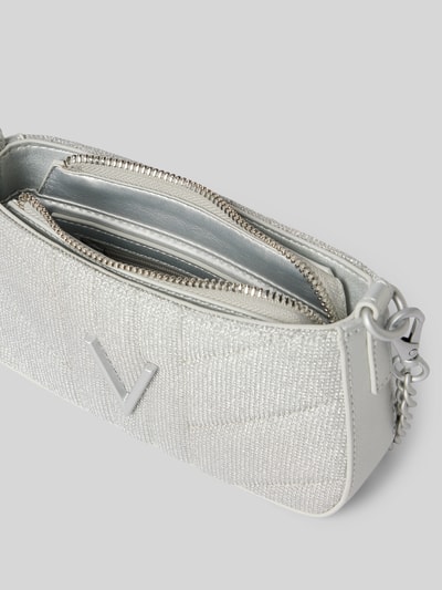 VALENTINO BAGS Pochette mit Glitter-Effekt Modell 'PORTOBELLO GLITTTER' Silber 4