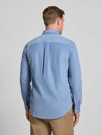 Tommy Hilfiger Koszula sztruksowa o kroju regular fit z czystej bawełny Jasnoniebieski 5