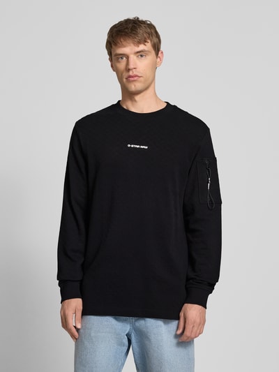 G-Star Raw Sweatshirt met ritszak op de mouw Zwart - 4