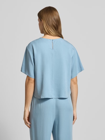 Marc O'Polo DENIM Relaxed fit blouse shirt van lyocell Rookblauw - 5